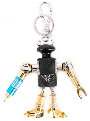 Брелок для ключей Robin Prada. Цвет: металлический