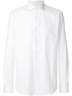 Классическая рубашка Xacus. Цвет: белый