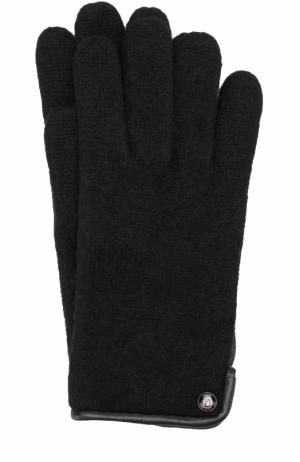 Шерстяные перчатки Roeckl. Цвет: черный