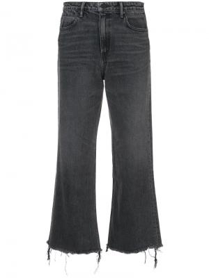 Широкие джинсы Alexander Wang. Цвет: чёрный