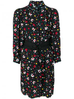 Платье-рубашка с цветочным принтом Marc Jacobs. Цвет: многоцветный