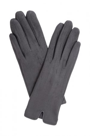 Перчатки MYLIKE. Цвет: серый