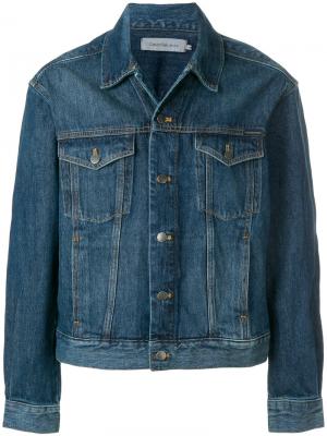 Классическая джинсовая куртка Calvin Klein Jeans. Цвет: синий