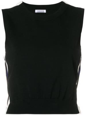 Runner stripe vest P.A.R.O.S.H.. Цвет: чёрный