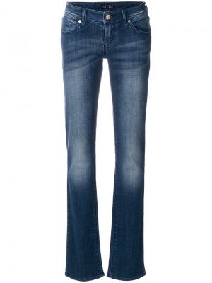 Прямые джинсы Armani Jeans. Цвет: синий