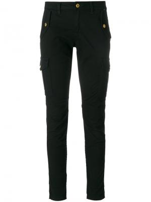 Укороченные брюки карго Michael Kors. Цвет: чёрный