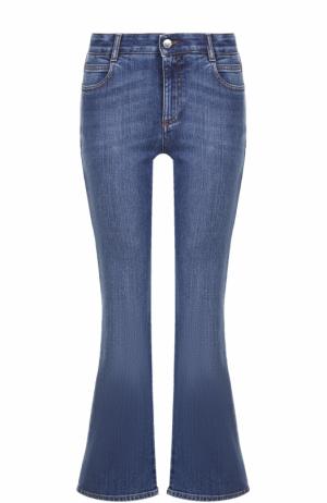 Расклешенные джинсы с вышивкой Stella McCartney. Цвет: синий