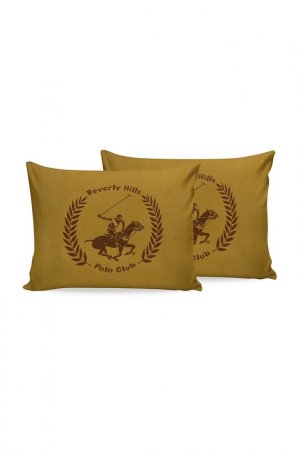 Pillowcase set, 2 pcs BEVERLY HILLS POLO CLUB. Цвет: mustard
