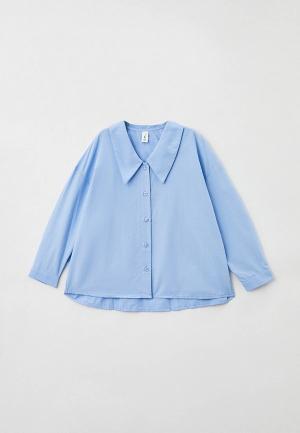 Блуза Sela. Цвет: голубой
