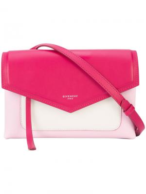 Сумка через плечо Duetto Givenchy. Цвет: розовый и фиолетовый