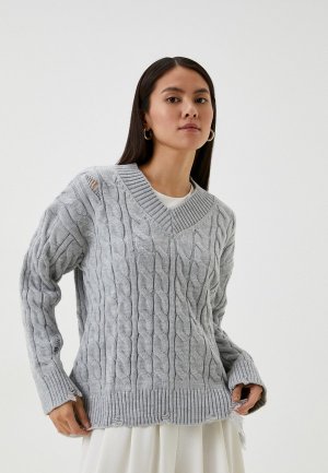 Пуловер Zarina. Цвет: серый