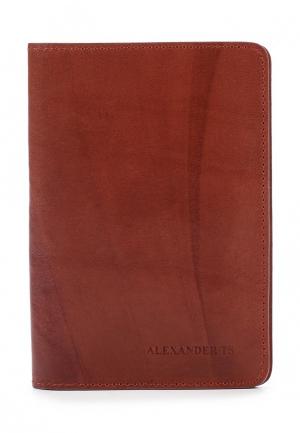 Обложка для паспорта Alexander Tsiselsky. Цвет: коричневый