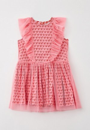 Платье Stella McCartney Kids. Цвет: розовый