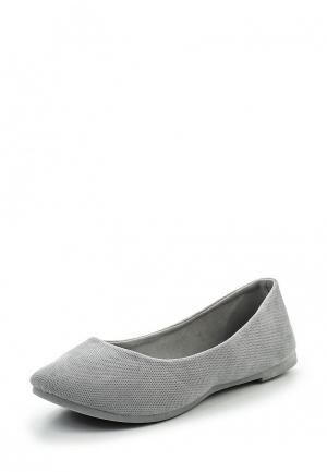 Балетки Sweet Shoes. Цвет: серый