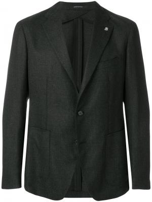 Классический пиджак Tagliatore. Цвет: серый