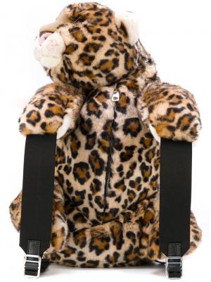 Рюкзак в форме леопарда Dolce & Gabbana. Цвет: коричневый