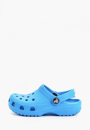 Сабо Crocs. Цвет: голубой
