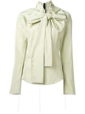 Блузка с бантом Marc Jacobs. Цвет: зелёный