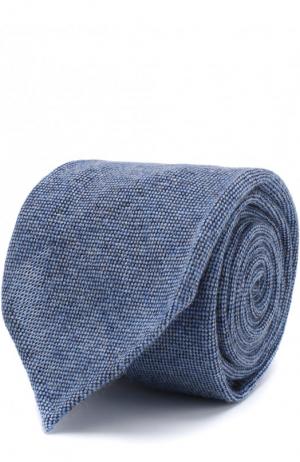 Кашемировый галстук Kiton. Цвет: голубой