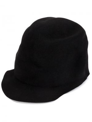 Шляпа с козырьком Horisaki Design & Handel. Цвет: чёрный