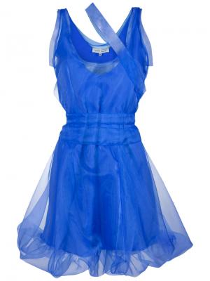 Bell shaped dress Gloria Coelho. Цвет: синий