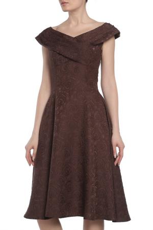 Платье МадаМ Т. Цвет: коричневый