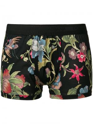 Oriental print boxer shorts Dolce & Gabbana Underwear. Цвет: чёрный