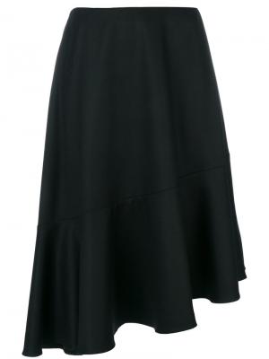 Асимметричная юбка Carven. Цвет: чёрный