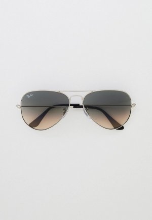 Очки солнцезащитные Ray-Ban®. Цвет: серебряный
