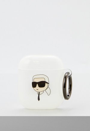 Чехол для наушников Karl Lagerfeld. Цвет: белый