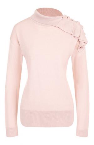 Пуловер с декоративной отделкой Pietro Brunelli. Цвет: розовый