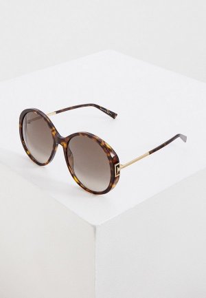 Очки солнцезащитные Givenchy. Цвет: коричневый