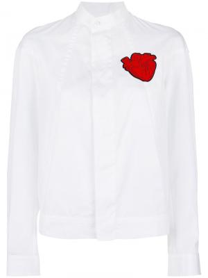 Heart patch shirt Dsquared2. Цвет: белый