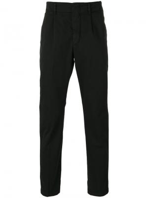 Укороченные брюки-чинос Dondup. Цвет: чёрный