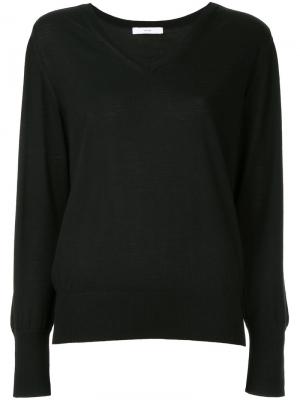 Пуловер с V-образным вырезом Astraet. Цвет: чёрный