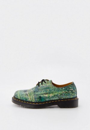 Ботинки Dr. Martens. Цвет: зеленый