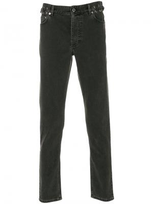 Классические джинсы скинни Givenchy. Цвет: серый