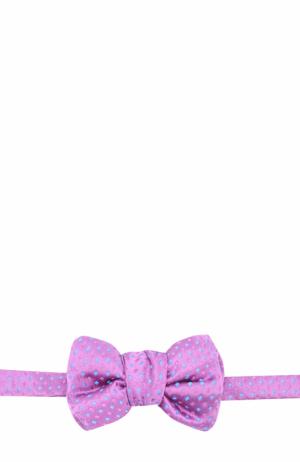 Шелковый галстук-бабочка Charvet. Цвет: фиолетовый