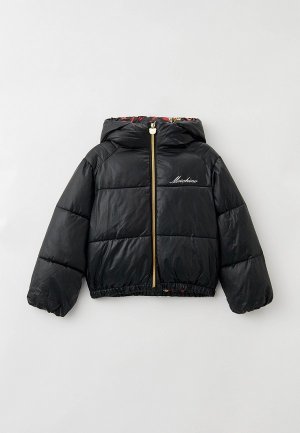 Куртка утепленная Moschino Kid. Цвет: черный