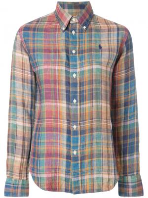 Button down plaid shirt Polo Ralph Lauren. Цвет: многоцветный