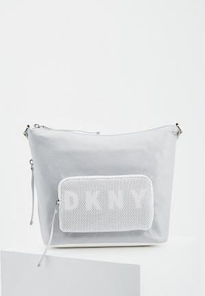 Сумка DKNY. Цвет: серый