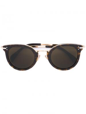 Солнцезащитные очки Vic Céline Eyewear. Цвет: коричневый
