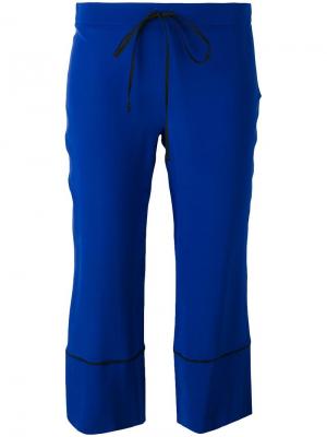 Укороченные брюки LAutre Chose L'Autre. Цвет: синий