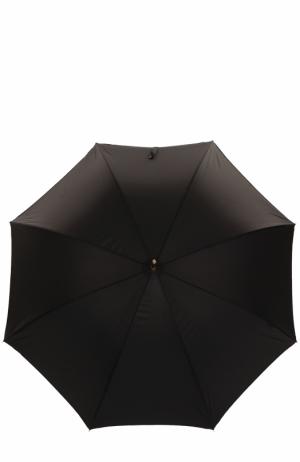 Зонт-трость French Bulldog Pasotti Ombrelli. Цвет: черный