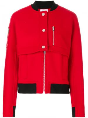 Куртка-бомбер Courrèges. Цвет: красный