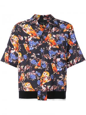 Рубашка с совами 3.1 Phillip Lim. Цвет: многоцветный