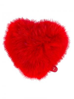 Стикер в форме сердца Anya Hindmarch. Цвет: красный