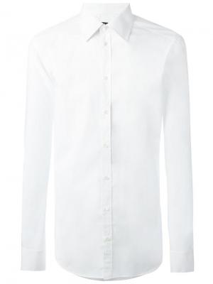 Классическая рубашка Dolce & Gabbana. Цвет: белый