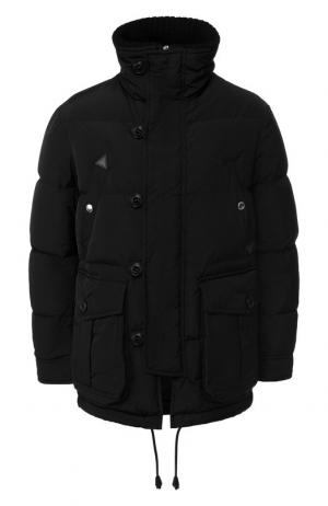 Пуховая куртка на молнии с воротником-стойкой Dsquared2. Цвет: черный