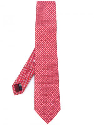 Классический галстук Gancio Salvatore Ferragamo. Цвет: красный